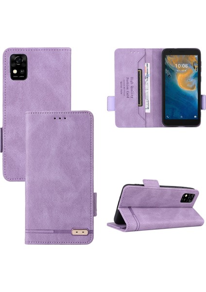 Zte Biade A31 Için Kapaklı Telefon Kılıfı - Mor (Yurt Dışından) fiyatları