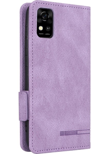 Zte Biade A31 Için Kapaklı Telefon Kılıfı - Mor (Yurt Dışından) modelleri