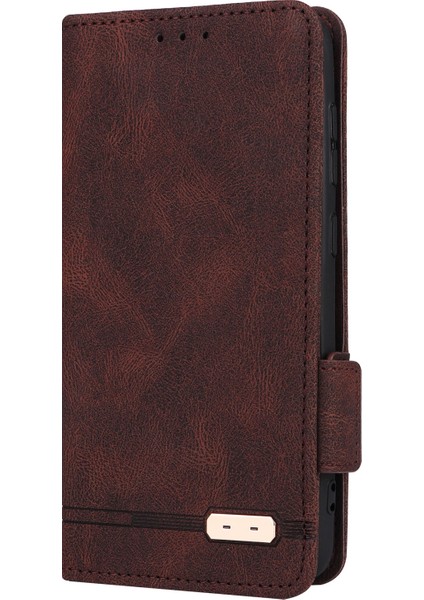 Zte Biade A31 Için Kapaklı Telefon Kılıfı - Kahverengi (Yurt Dışından)