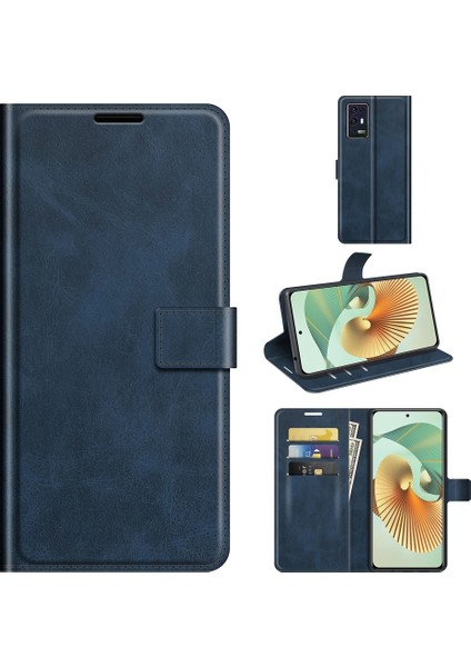 Zte Axon 30 Pro Için Kapaklı Telefon Kılıfı - Mavi (Yurt Dışından) fiyatları