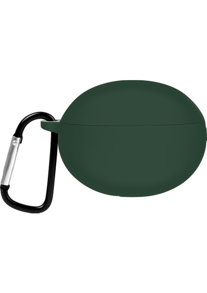 Huawei Buds 5ı Için Koruyucu Silikon Kılıf - Koyu Yeşil (Yurt Dışından)