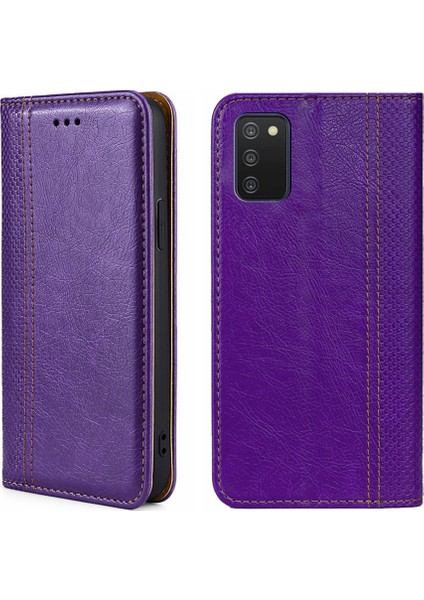 Samsung Galaxy A03S 164.2MM Için Pu Telefon Kılıfı - Mor (Yurt Dışından) fırsatları