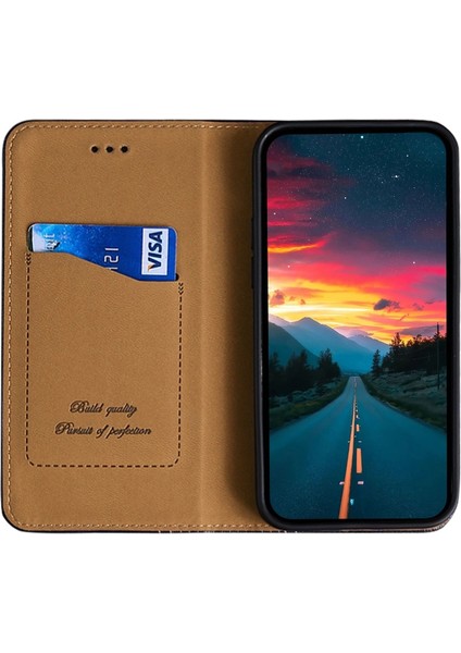 Samsung Galaxy F52 5g Için Pu Telefon Kılıfı - Siyah (Yurt Dışından) fiyatları