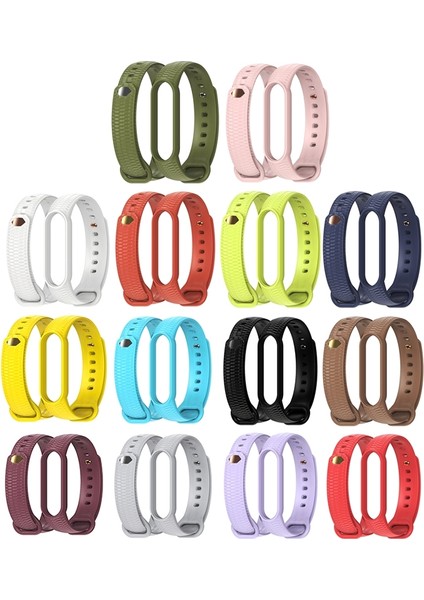 Xiaomi Mi Band 5/6/7 Kahve Için Silikon Izle Band (Yurt Dışından)