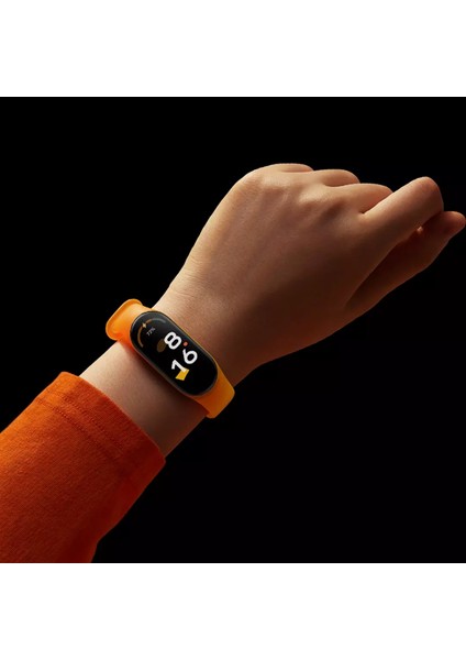 Mi Band 7 / 7nfc Saat Kayışı - Floresan Turuncu (Yurt Dışından)