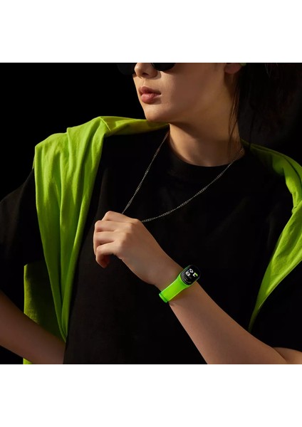 Mi Band 7 / 7nfc Saat Kayışı - Floresan Turuncu (Yurt Dışından)