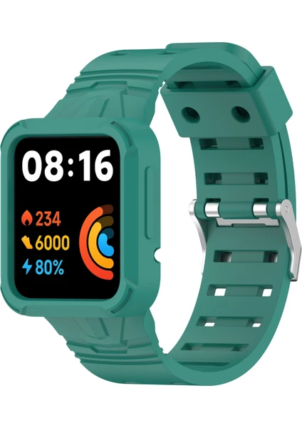 Xiaomi Poco Için Silikon Izle Band Pine Green