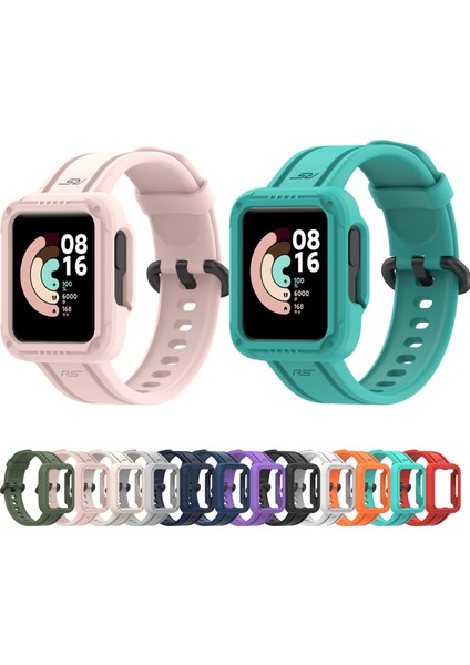Xiaomi Mi Watch Pembe Için Silikon Saat Band modelleri