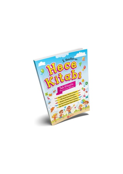 Muhteşem 1. Sınıf Ilk Okuma ve Yazma Seti Hece Kitabı ve Örnek Harfler 2 Kitap Set