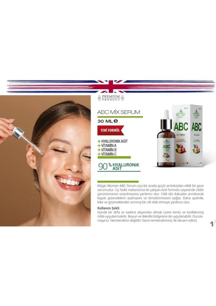 Abc Vitaminleri Mix Güçlü Antioksidan Serum 30 ml modelleri