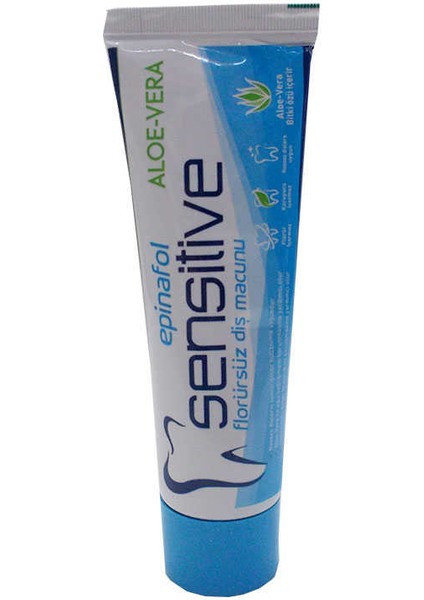 Diş Macunu Florürsüz Sensitive Aloe-Vera Özlü 90 Gr