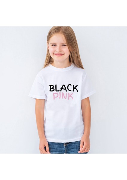 Blackpink Baskılı Unisex Çocuk Tişört T-Shirt Mr-17