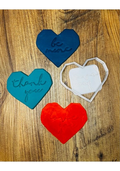 Love Kalpli Kurabiye Kalıbı modelleri