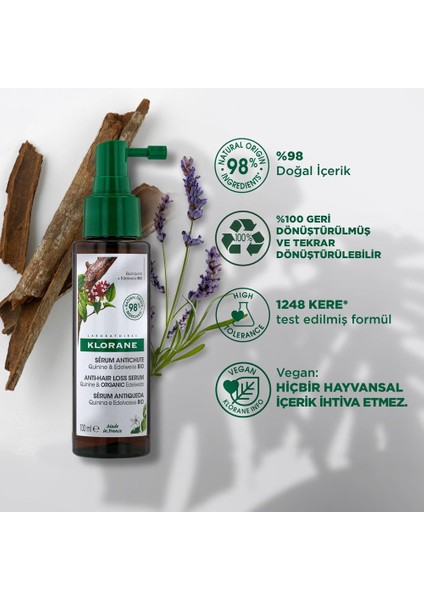 Kinin Ve Organik Aşk Çiçeği Özlü Serum 100 Ml