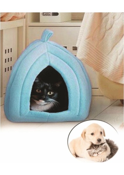 Pet Hut Polar Kedi ve Köpek Yatağı - Mavi