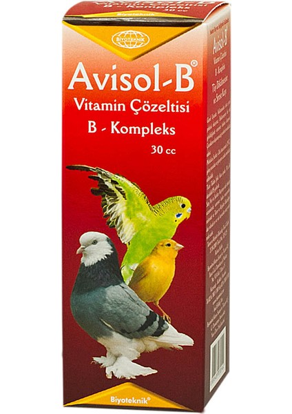 Güvercin Için Tüy Dökülmesine Karşı B Vitamini - Avisol-B