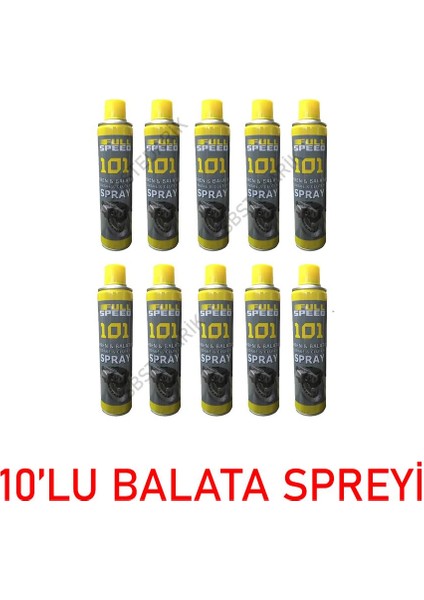 Balata Sprey Seti 10'lu Paket F101 Balata Spreti