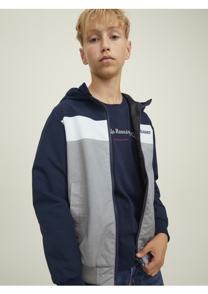 Renkli Kapüsonlu Çocuk Ceket-12200453 fırsatları