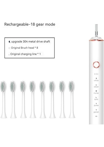 Lovehome Elektrikli Diş Fırçası Seti - Beyaz (Yurt Dışından) fiyatları