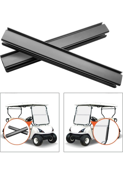 Baosity 2x Golf Sepeti Ön Cam Sash Clips Aksesuarlar Ds Tutucu 1021630-01(Yurt Dışından)
