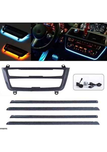 Bmw F30 Iç Ambiyans Seti LED Seti Full Set Karbon 2013+