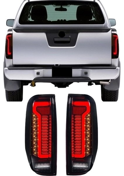 Nissan navara ledli stop lambası smoke 2008+