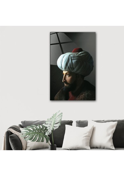 Fatih Sultan Mehmet | FSM Cam Tablo | FSM | 40cm x 60cm