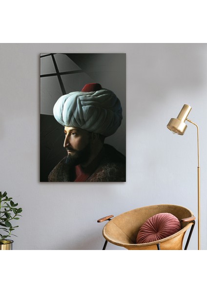 Fatih Sultan Mehmet | FSM Cam Tablo | FSM | 40cm x 60cm