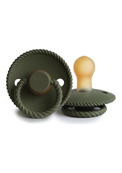 Frıgg Rope Kauçuk Emzik - Olive