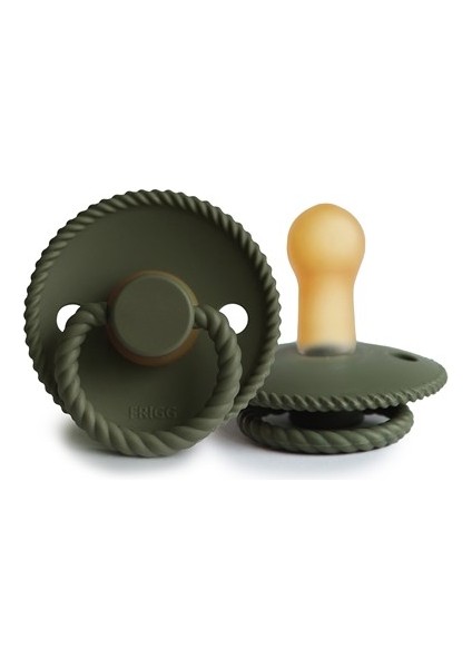 Frıgg Rope Kauçuk Emzik - Olive