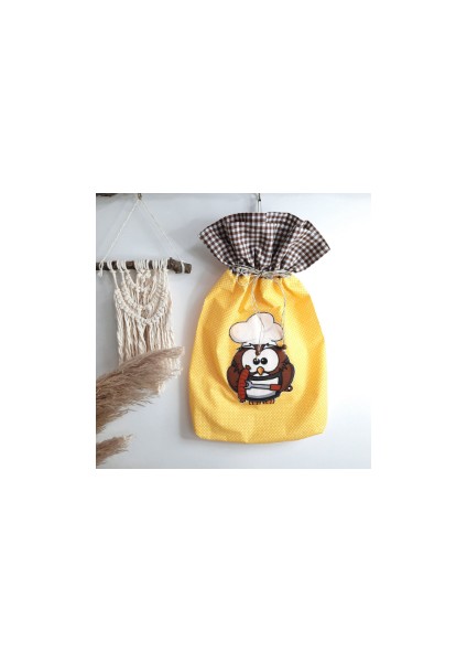 Kahve Baykuş Ekmek Torbası