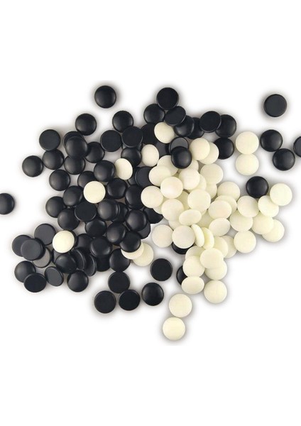 Plastik 361 Tek Taraflı Satranç Taşları - Siyah (Yurt Dışından)