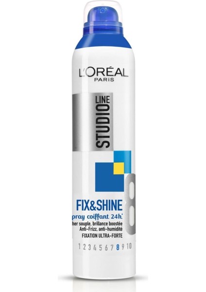 Lore-al Paris Loreal Studıo Fıx Shine 24SAAT Sabitleyici Sprey Mavi No 8