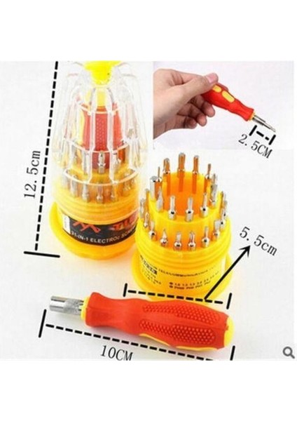 Tornavida Seti 31 Parça Yumurta Tornavida Bits Uç Seti Telefon Tamir Elektronik Tornavida Tamir