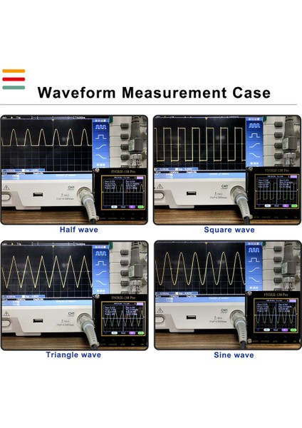 Fnırsı 2.4 Inç 138PRO El Tipi Taşınabilir Osiloskop - Çok Renkli  (Yurt Dışından)