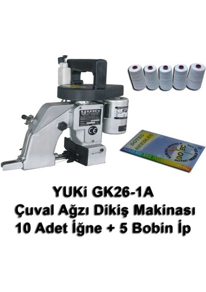 GK26 Çuval Ağzı Dikiş Makinası Adet Iğne Bobin