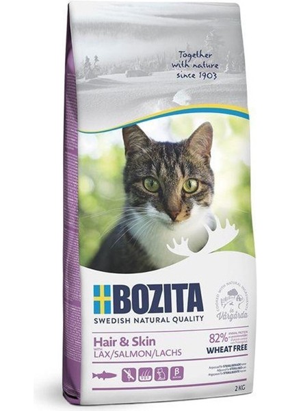 Feline Hair & Skin Tahılsız Yetişkin Kedi Maması 2 kg