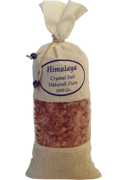 Himalaya Tuzu Bez Torbada İri Taneli Pembe 1 kg