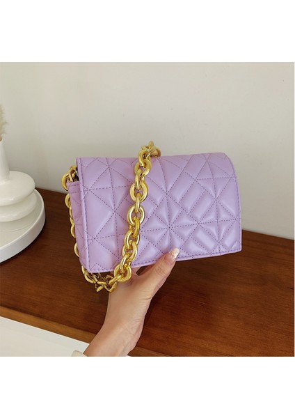Kadın Gündelik Omuz Çantası - Mor (Yurt Dışından)