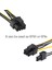 8 Pin - 2xsata 15 Pin Sata Güç Kablosu (Sata - 8 Pin Pcıe) Ekran Kartı Power Kablosu 8pin Sata 6pin 2