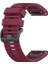 Garmin Approach S2 Için Quick Fit Özellikli Silikon Kordon Kayış Bordo 1
