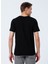O Yaka Düz Siyah Erkek T-Shirt TS1014000239 4