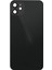 iPhone 11 Uyumlu Geniş Kamera Camlı Batarya Kapağı (Siyah) VR-21162 1