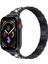 Apple Watch Uyumlu Seri 42/44 mm Metal Three Beads Set Kol Kordon 3