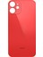 iPhone 12 Mini Uyumlu Geniş Kamera Camlı Batarya Kapağı (Product Red) NT-83850 1
