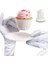 8 Adet Silikon Cupcake Bardak Muffin Kek Teacup Kalıp 3