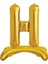 Partipan Ayaklı H Harf Gold Folyo Balon 1