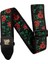 P05318 Spanish Rose Jacquard Guitar Strap Gitar Askısı 1