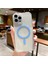 iPhone13 Pro Blue Magsafe Manyetik Telefon Kılıfı (Yurt Dışından) 1