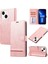 iPhone13 Mini Pembe Clic Deri Kılıf (Yurt Dışından) 2